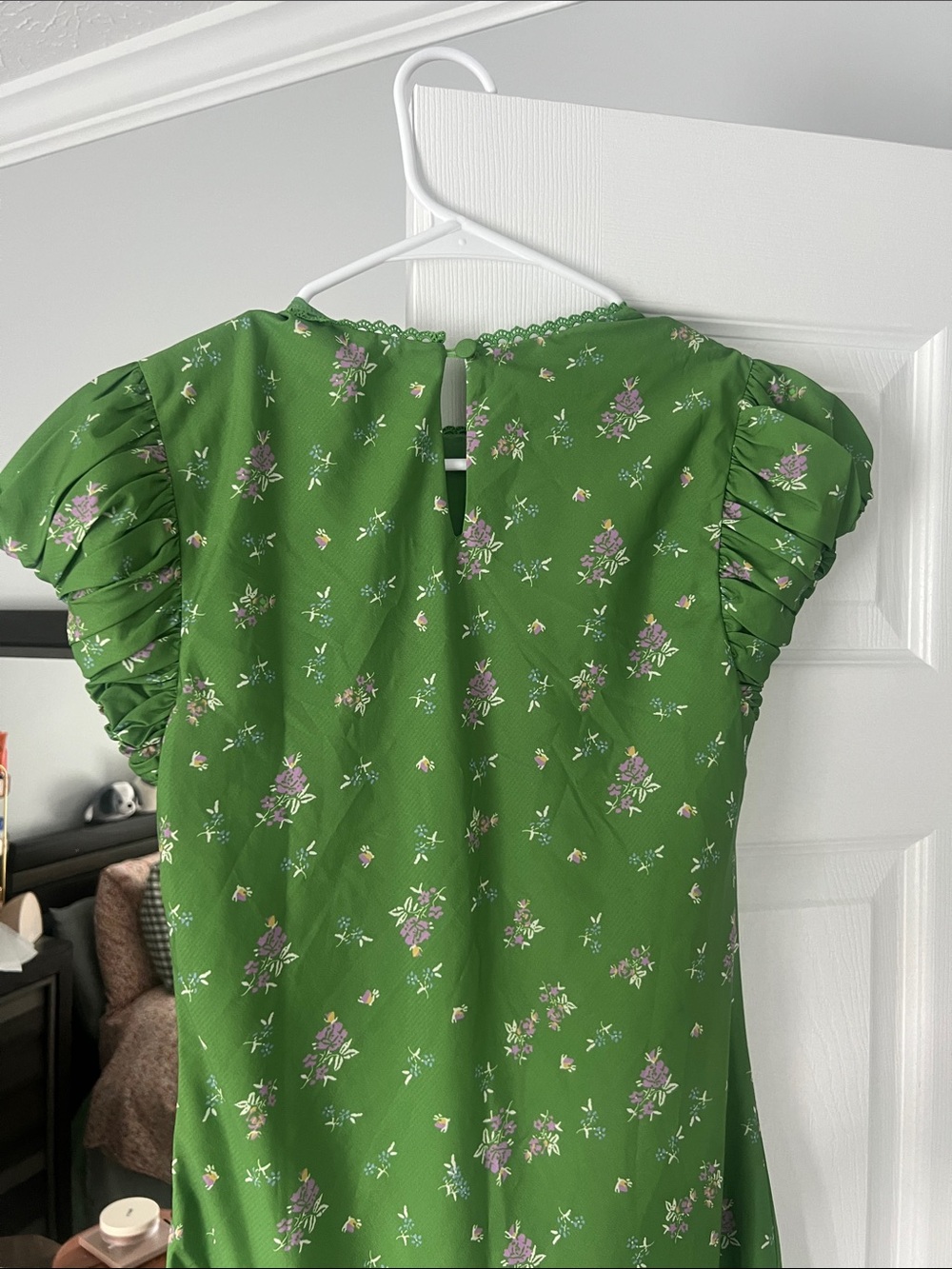bohme Ellianna Floral Maxi Dress in Green - Picture 3 of 3